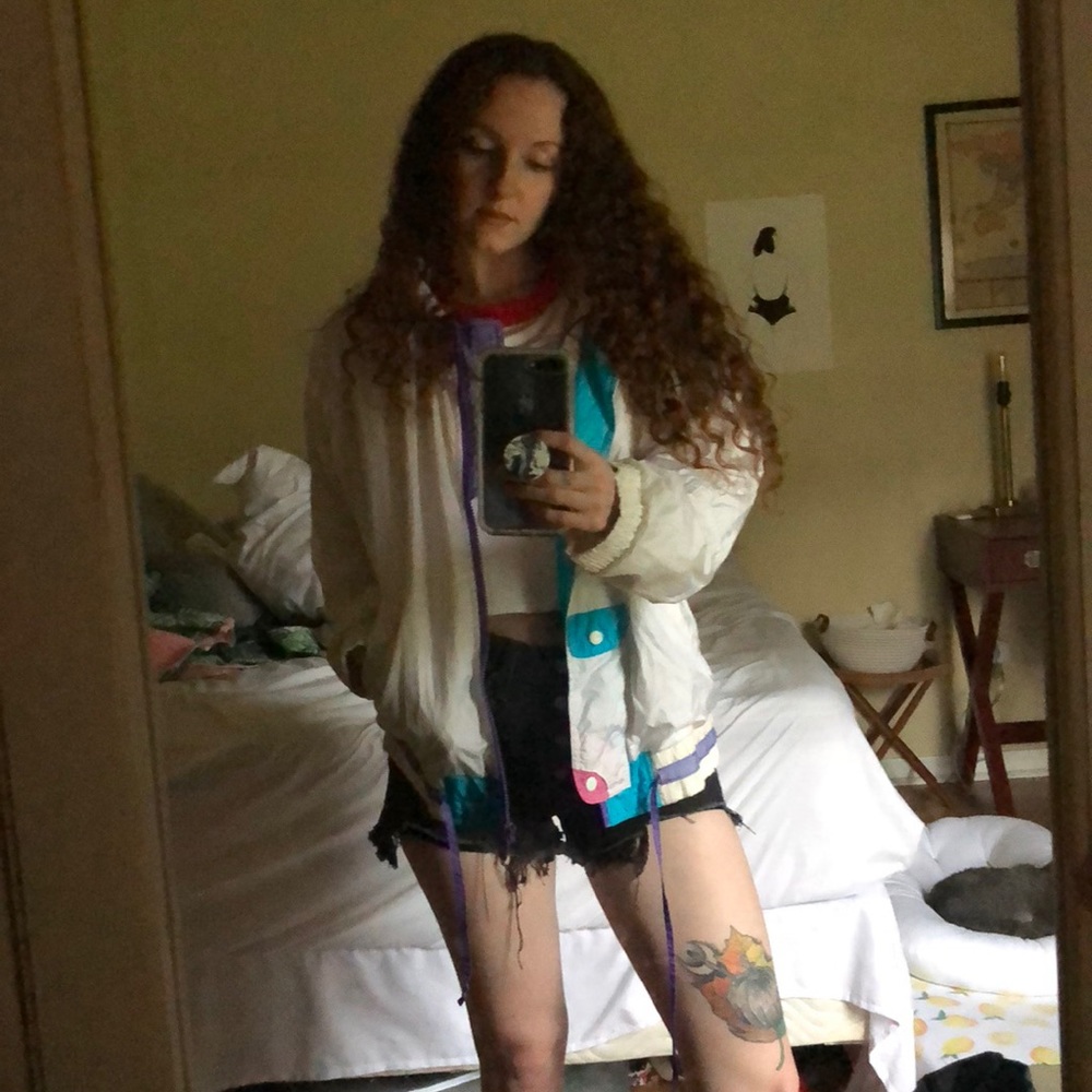 Retro windbreaker